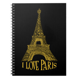 Caderno Espiral Torre Eiffel.Paris