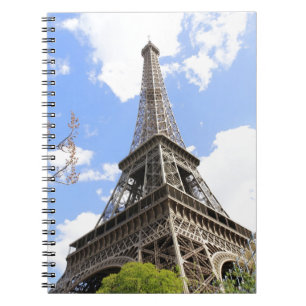 Caderno Espiral Torre Eiffel Paris Fotografia
