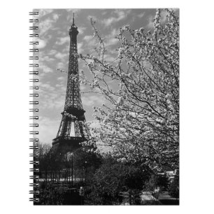 Caderno Espiral Torre Eiffel Paris França Vintage