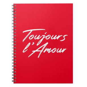 Caderno Espiral Toujours l'Amour - Amor eterno para casamento