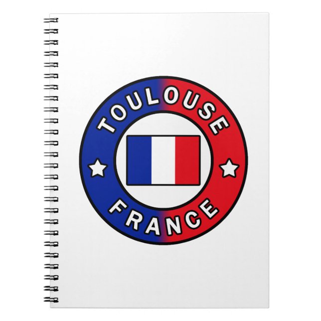 Caderno Espiral Toulouse França (Frente)
