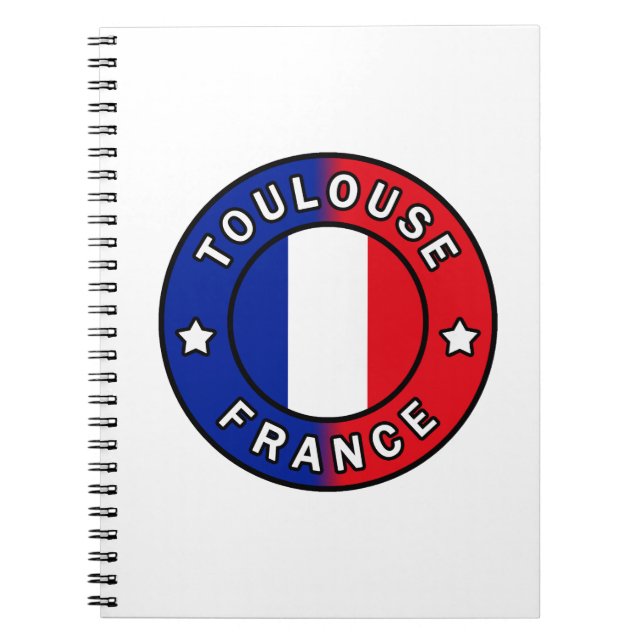 Caderno Espiral Toulouse França (Frente)