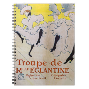 Caderno Espiral Toulouse-Lautrec - Troupe de Mlle Eglantine