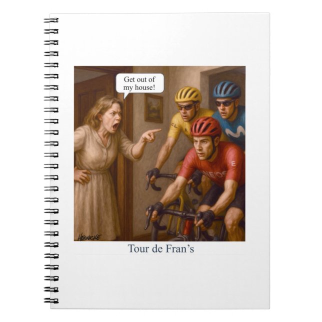 Caderno Espiral Tour de França (Frente)