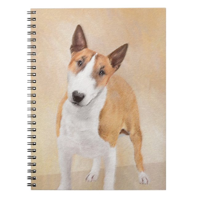 Caderno Espiral Touro Miniatura - Pintura Terrier - Bonito Origina (Frente)