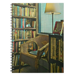 Caderno Espiral Trabalho de arte de livros de Vintage