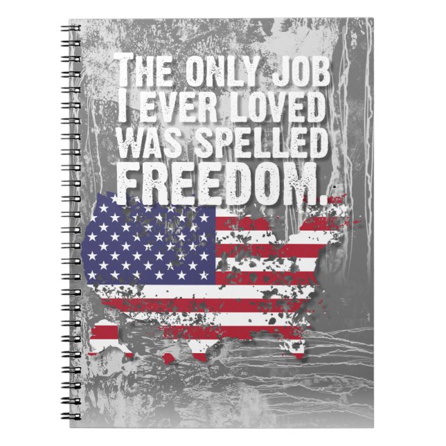 Caderno Espiral – Trabalho Liberdade (Frente)
