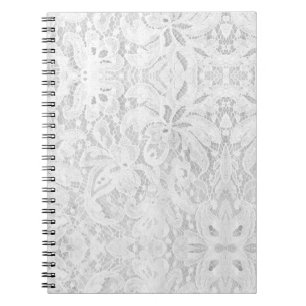 Caderno Espiral Traço branco de queda