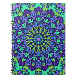 Caderno Espiral Traço Geométrico de Trendy Vintage