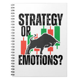 Caderno Espiral Trade Motivation | Bull market | Strategy 