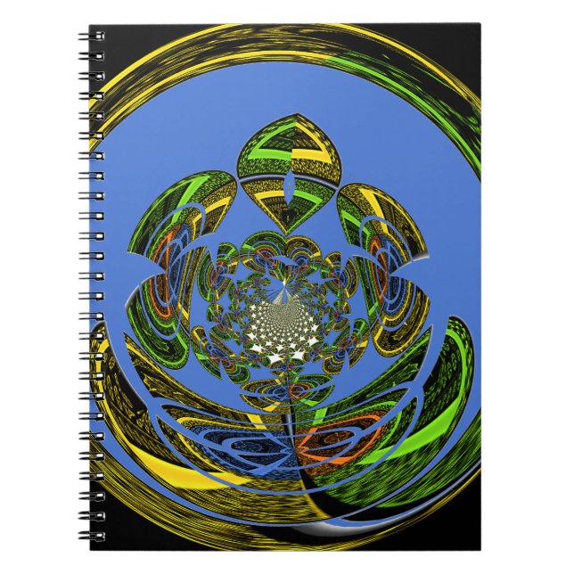 Caderno Espiral Tradicional Apenas Azul (Frente)