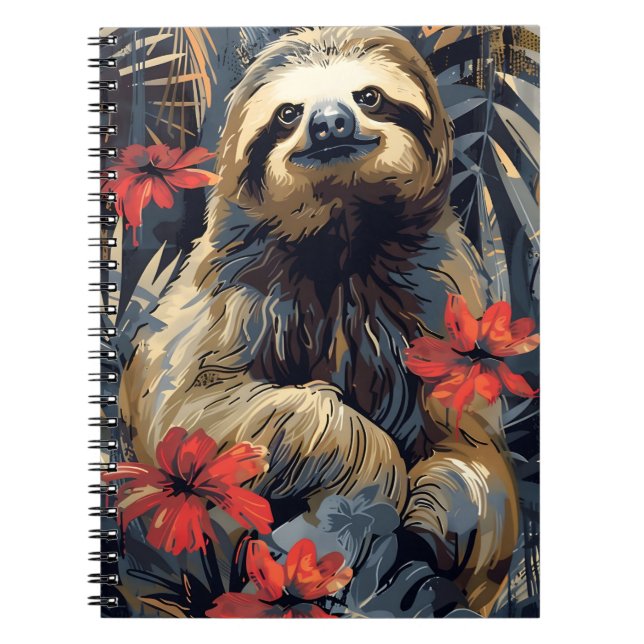Caderno Espiral Tranquilidade do eterno: Lama da safra com Flor Ve (Frente)