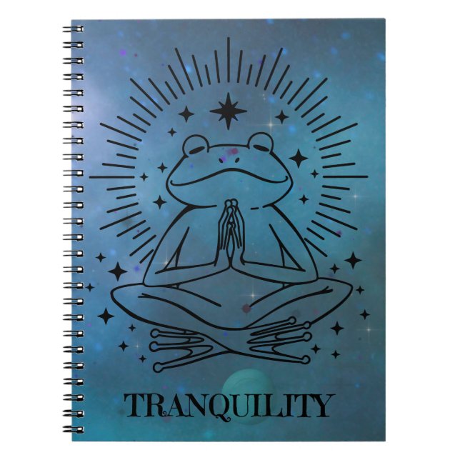 Caderno Espiral Tranquilidade Yoga (Frente)