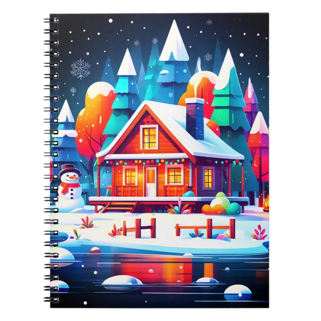 Caderno Espiral Tranquilo Natal (Frente)