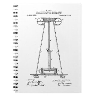 Caderno Espiral Transmissão Pantent US1119732 da energia de Nikola