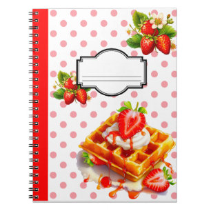 Caderno Espiral Tratamentos de morango