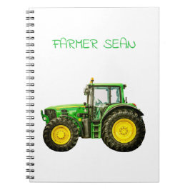 Caderno Espiral Trator John Deere para Agricultores