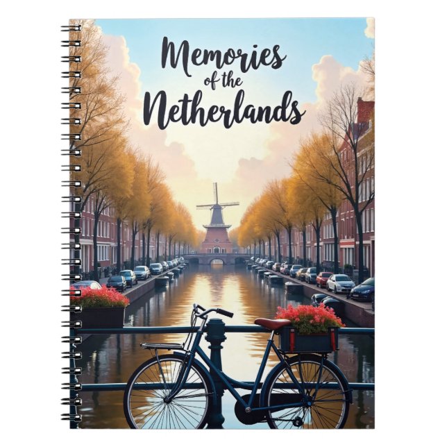 Caderno Espiral Travel Journal Netherlands (Frente)