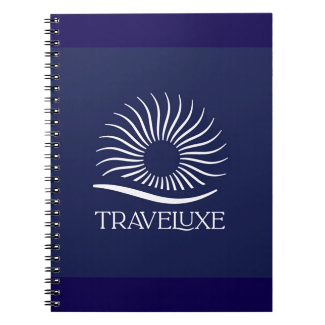 Caderno Espiral Traveluxe Logo Notebook (Frente)