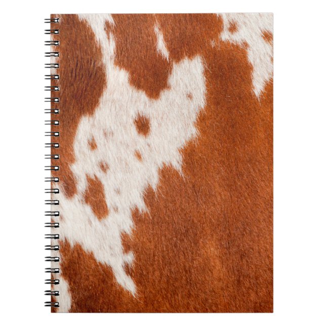 Caderno Espiral Travesseiro decorativo Impressão de pele de animal (Frente)