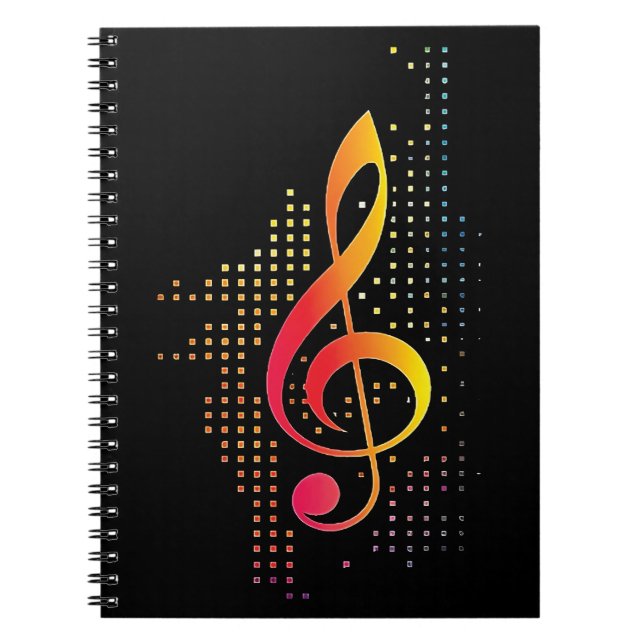 Caderno Espiral Treble Clef Music (Frente)