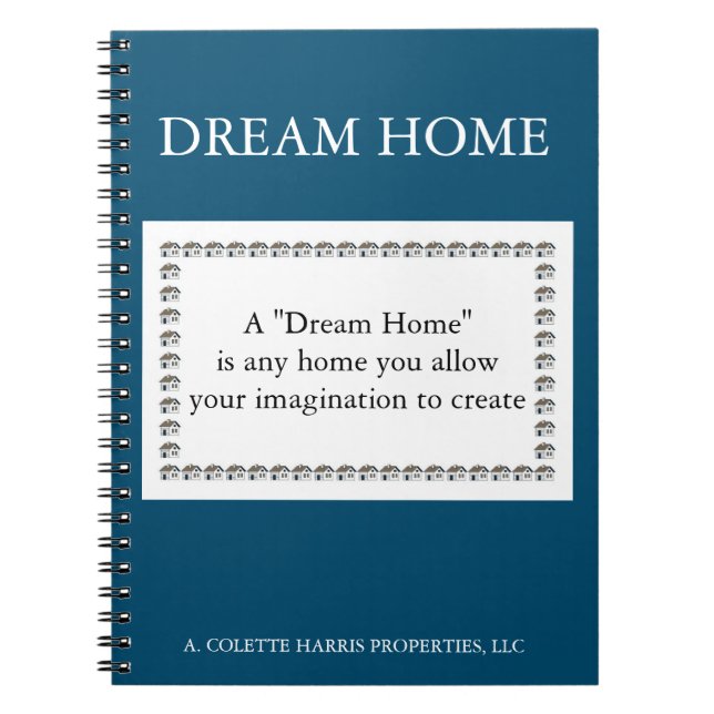 Caderno Espiral Trecho do Dream Home - Design 3 (Frente)