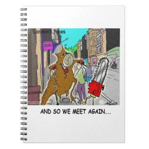Caderno Espiral Treehugger Rick London Cartoon Gifes Engraçados