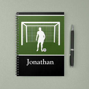 Caderno Espiral Treinador Goalie Athletic, treinador personalizado