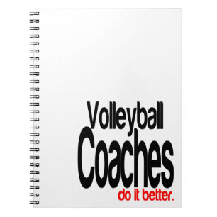 Caderno Espiral Treinadores De Voleibol Fazem Melhor