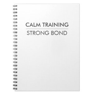 Caderno Espiral TREINAMENTO CALMO, LAÇO FORTE – Treinamento Mínimo
