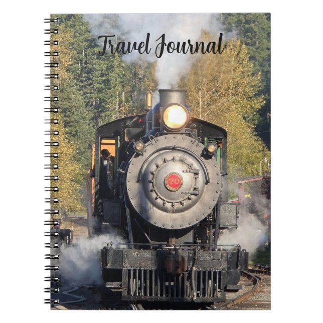 Caderno Espiral Trem Rainier (Frente)