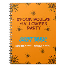 CADERNO ESPIRAL TRENDY HALLOWEEN SPOOKY PARTITY CONVIDADO