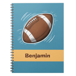 Caderno Espiral Trendy Sport Boy American Football Personalizado