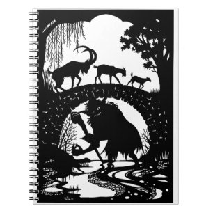 Caderno Espiral Três Billy Goats Gruff