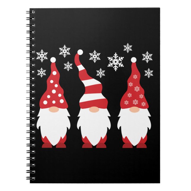 Caderno Espiral Três Gnomos Para As Férias (Frente)