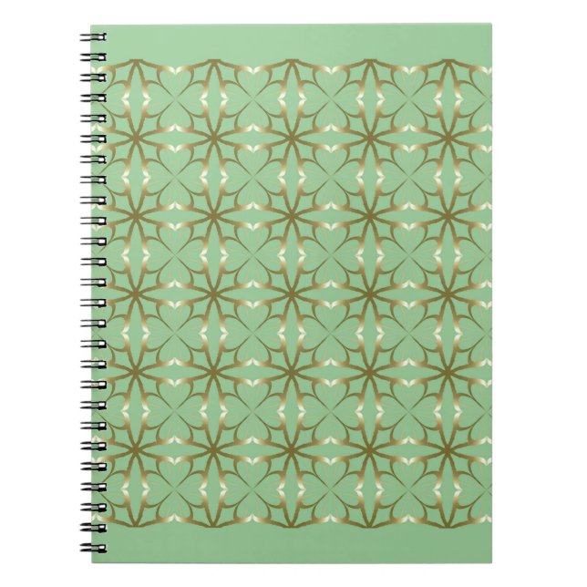 Caderno Espiral Trevos de Quatro Folhas (Frente)