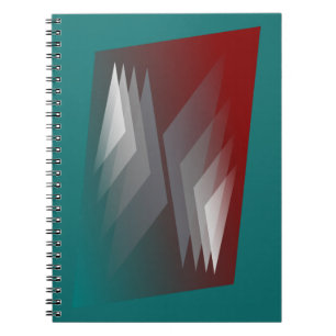 Caderno Espiral Triângulos de cinza na lágrima