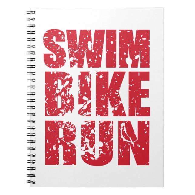 Caderno Espiral Triathlon legal design (Frente)