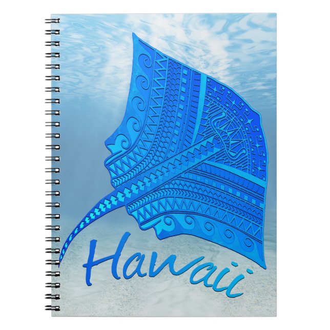 Caderno Espiral Tribal Hawaiian Stingray (Frente)
