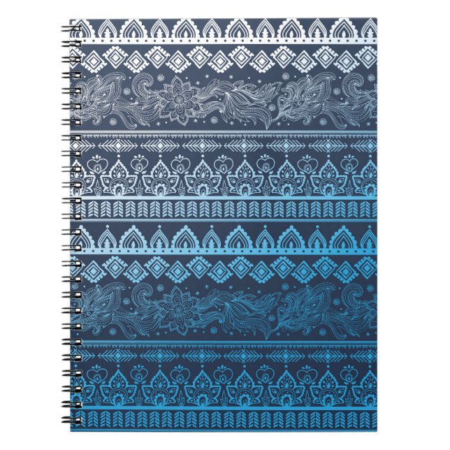Caderno Espiral Tribal sem descontinuidades  (Frente)
