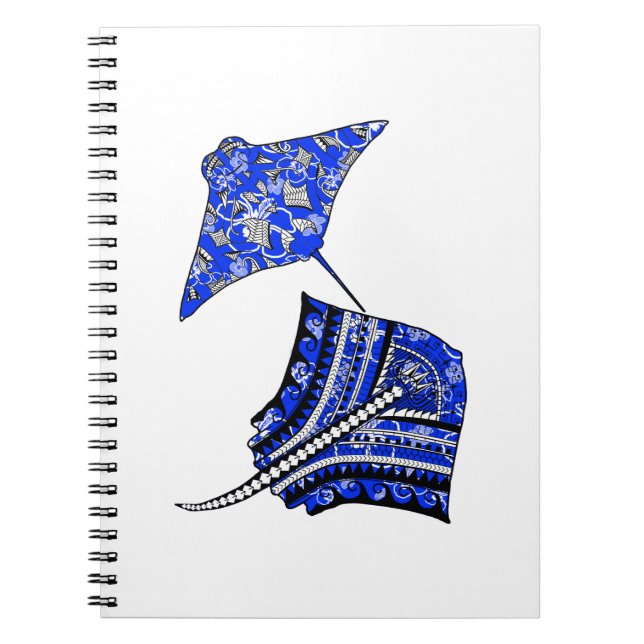 Caderno Espiral Tribal Stingrays (Frente)