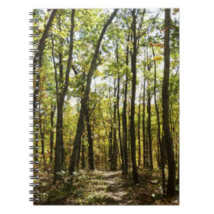 Caderno Espiral Trilha Appalachian em outubro em Shenandoah