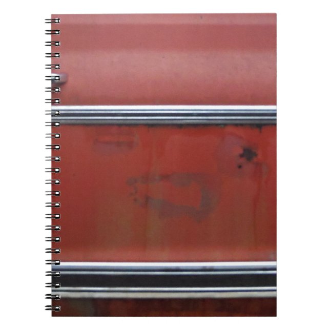 Caderno Espiral Trim prateado Red Chevy (Frente)