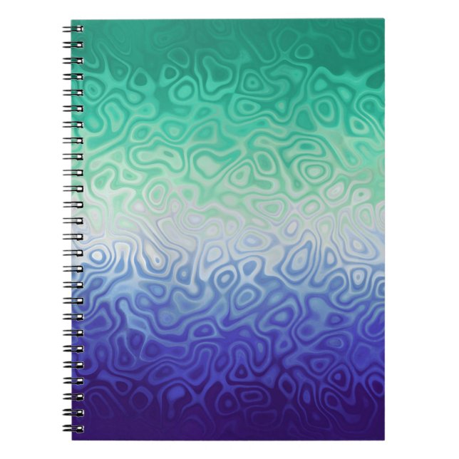 Caderno Espiral Trippy Ripply Funky Boho MLM Homens que Amam Homen (Frente)
