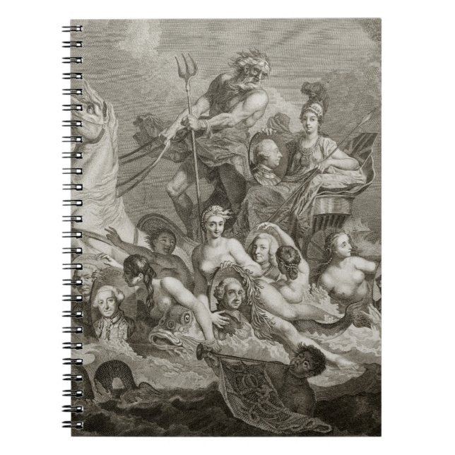 Caderno Espiral Triumph de Britannia, c.1765 (gravura) (Frente)