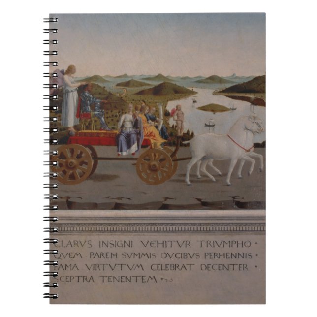Caderno Espiral Triumph de Federigo a Dinamarca Montefeltro, duque (Frente)