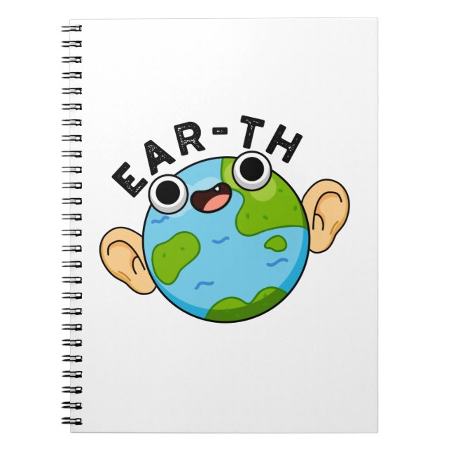 Caderno Espiral Troféu Engraçado da Terra  (Frente)