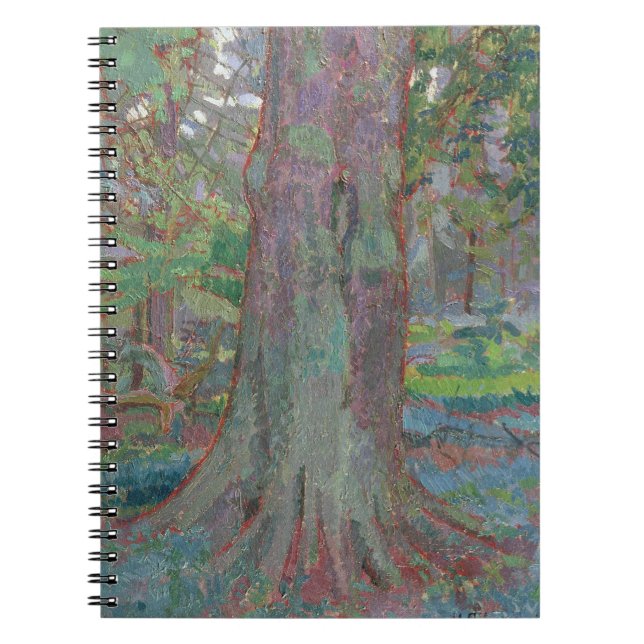 Caderno Espiral Tronco de árvore, 1916 (óleo em canvas) (Frente)