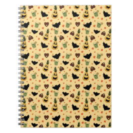 Caderno Espiral Tropical Assustador