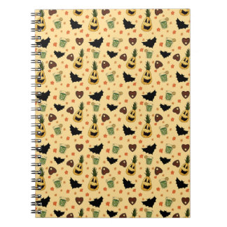 Caderno Espiral Tropical Assustador